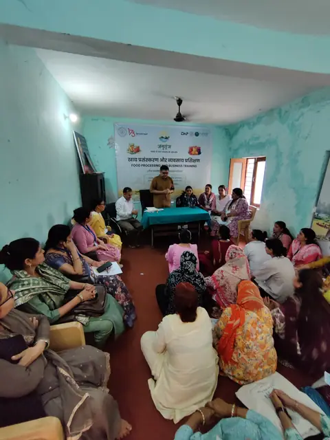 खाद्य प्रसंस्करण एवं व्यवसाय प्रशिक्षण