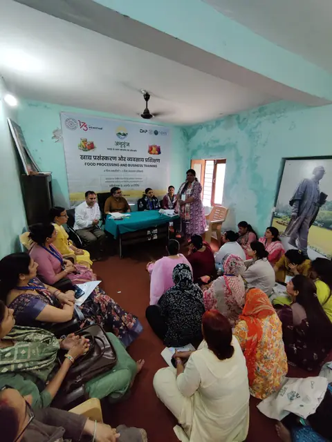 खाद्य प्रसंस्करण एवं व्यवसाय प्रशिक्षण