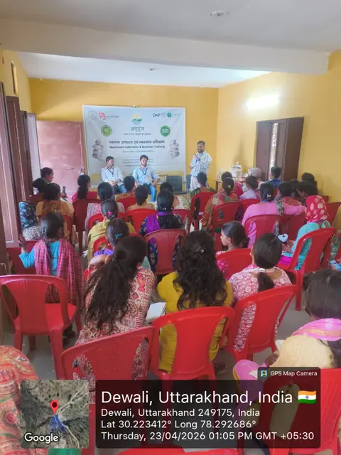 मशरूम उत्पादन एवं व्यवसाय प्रशिक्षण — देवली