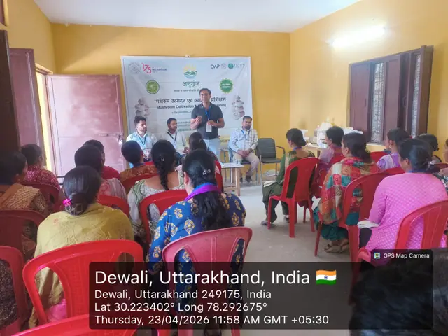 मशरूम उत्पादन एवं व्यवसाय प्रशिक्षण — देवली