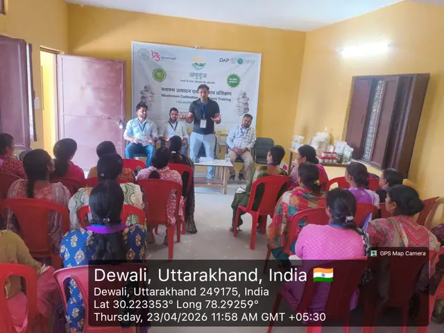 मशरूम उत्पादन एवं व्यवसाय प्रशिक्षण — देवली