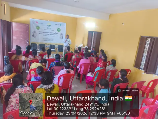 मशरूम उत्पादन एवं व्यवसाय प्रशिक्षण — देवली