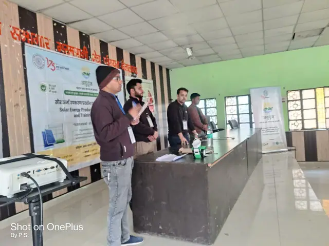 सौर ऊर्जा उपकरण प्रदर्शन एवं प्रशिक्षण — बेतालघाट