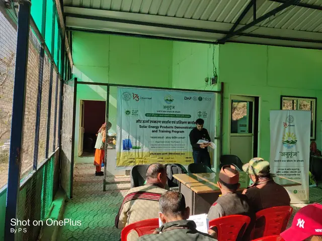 सौर ऊर्जा उपकरण प्रदर्शन एवं प्रशिक्षण — चकराता