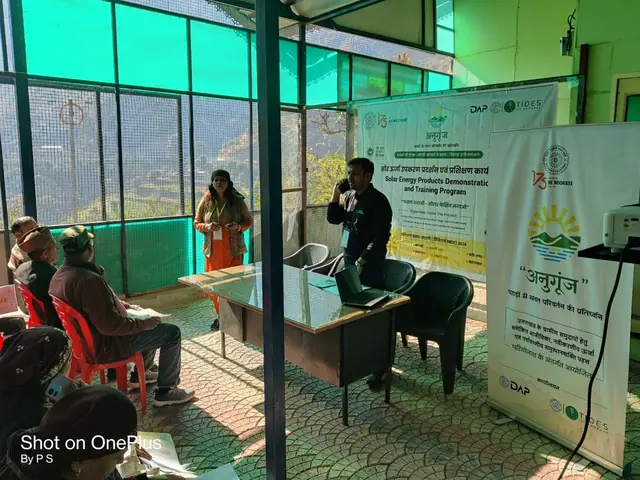 सौर ऊर्जा उपकरण प्रदर्शन एवं प्रशिक्षण — चकराता