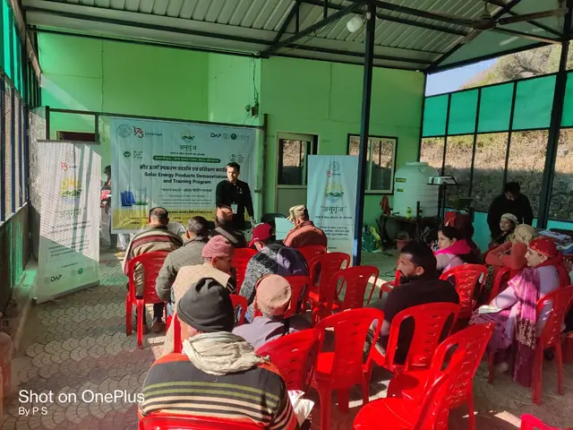 सौर ऊर्जा उपकरण प्रदर्शन एवं प्रशिक्षण — चकराता