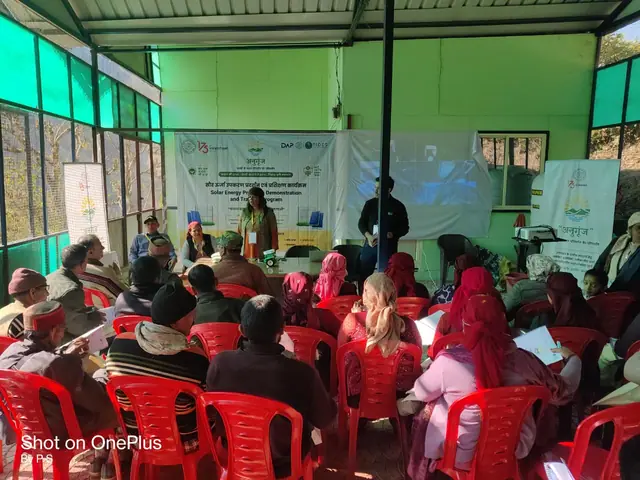 सौर ऊर्जा उपकरण प्रदर्शन एवं प्रशिक्षण — चकराता