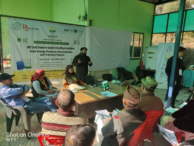 सौर ऊर्जा उपकरण प्रदर्शन एवं प्रशिक्षण — चकराता