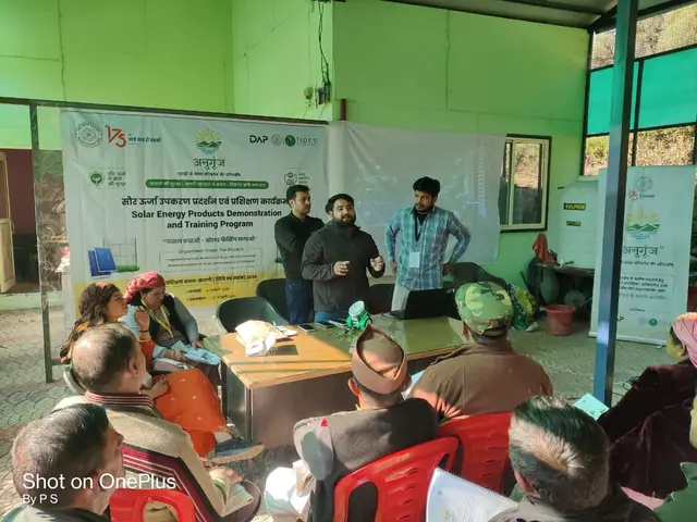सौर ऊर्जा उपकरण प्रदर्शन एवं प्रशिक्षण — चकराता