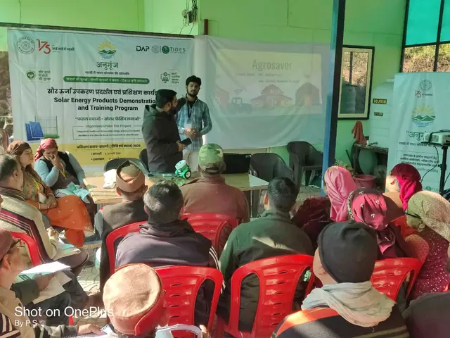 सौर ऊर्जा उपकरण प्रदर्शन एवं प्रशिक्षण — चकराता