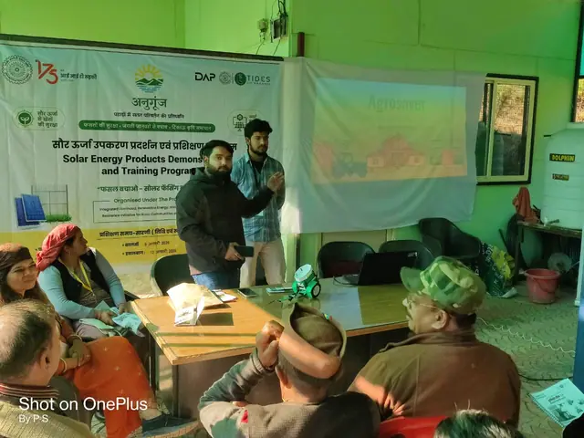 सौर ऊर्जा उपकरण प्रदर्शन एवं प्रशिक्षण — चकराता