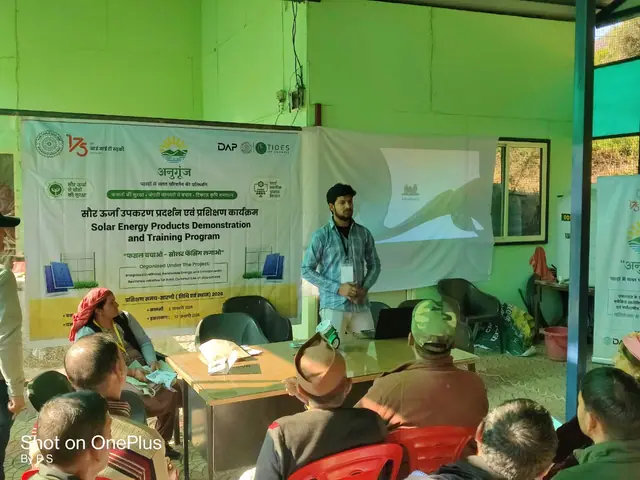 सौर ऊर्जा उपकरण प्रदर्शन एवं प्रशिक्षण — चकराता