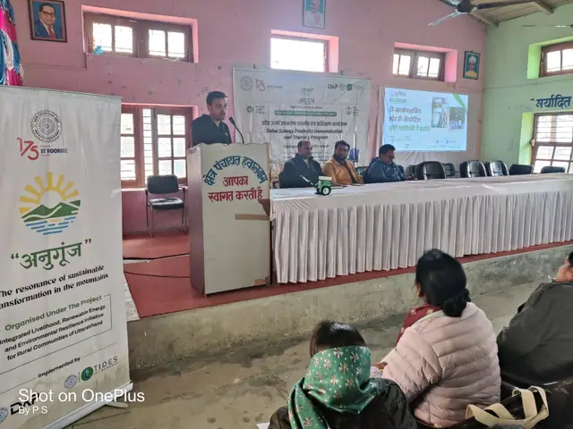 सौर ऊर्जा उपकरण प्रदर्शन एवं प्रशिक्षण — हवालबाग