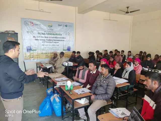 सौर ऊर्जा उपकरण प्रदर्शन एवं प्रशिक्षण — कालसी