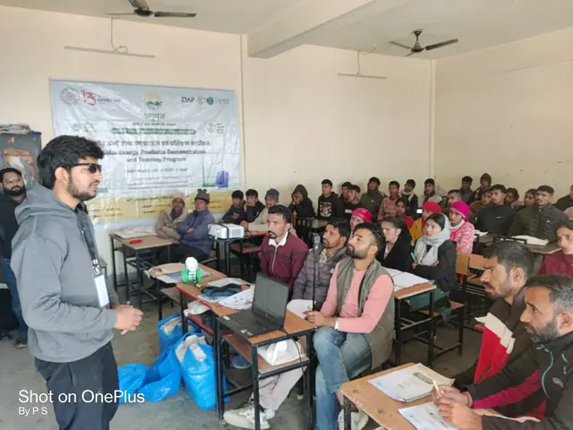सौर ऊर्जा उपकरण प्रदर्शन एवं प्रशिक्षण — कालसी