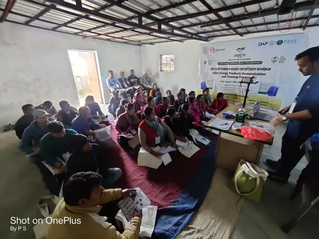 Solar Energy Products Demonstration & Training — Yamkeshwar