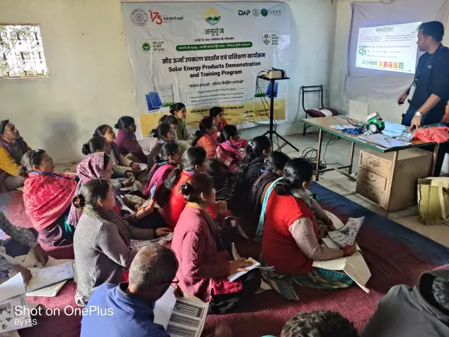 Solar Energy Products Demonstration & Training — Yamkeshwar