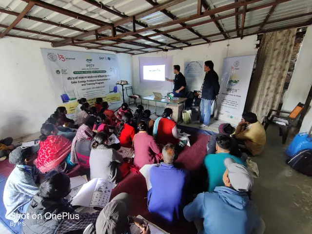Solar Energy Products Demonstration & Training — Yamkeshwar
