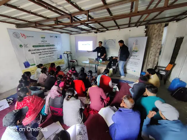 Solar Energy Products Demonstration & Training — Yamkeshwar